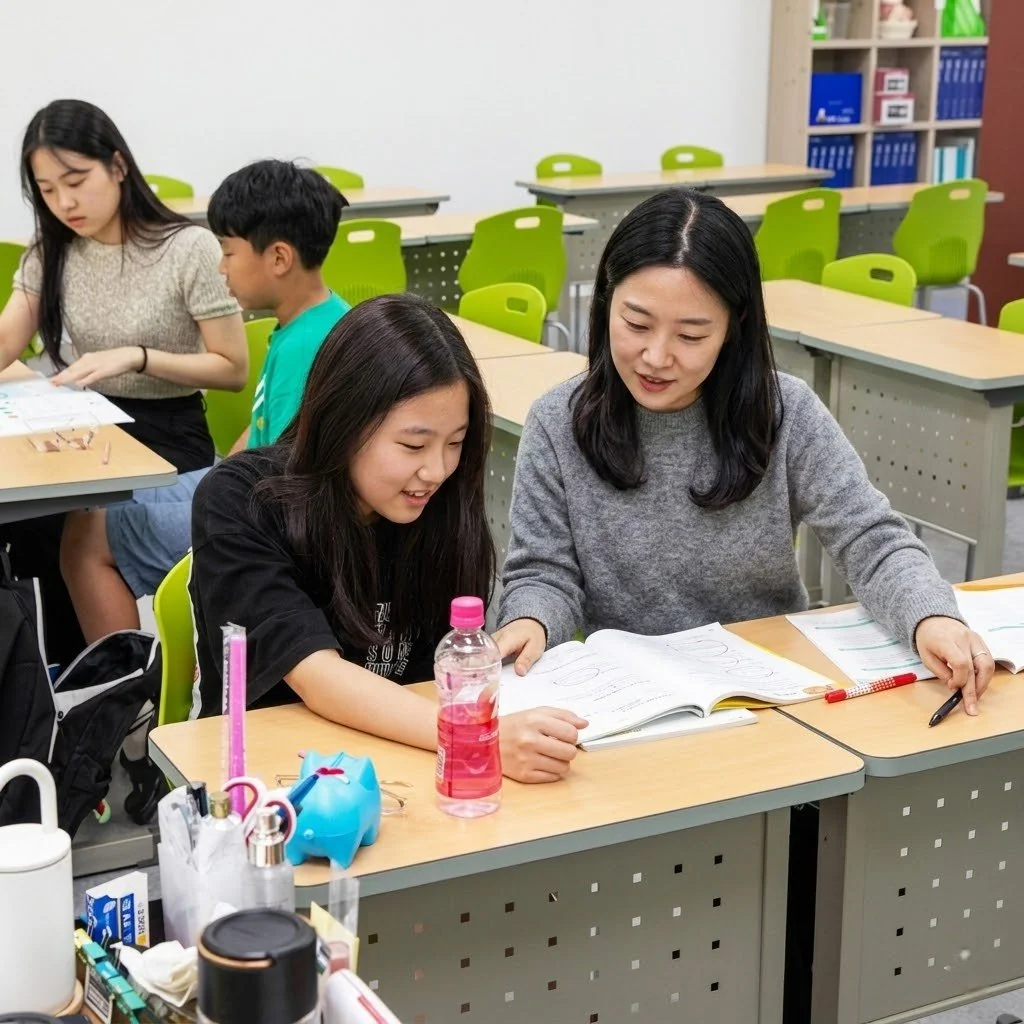 복산 영수학원 내부 사진